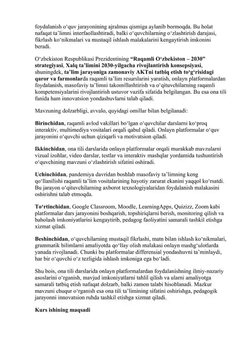 Ona tili darslarida onlayn platformalardan foydalanishning nazariy asoslari 3