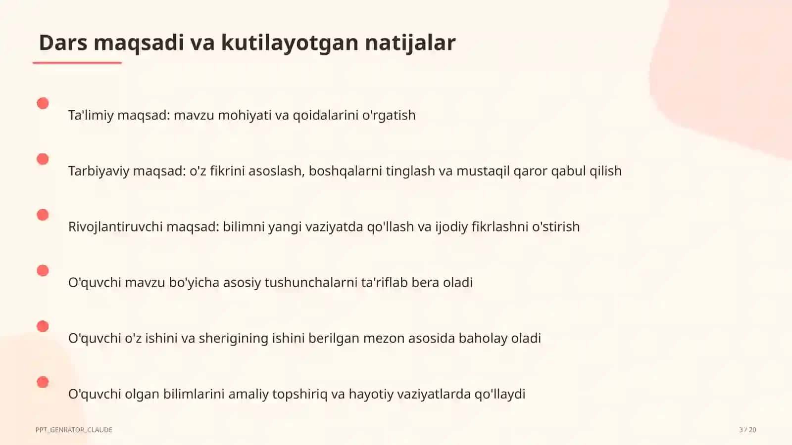 Rus adabiyoti: Lermontov she'riyati (9-sinf) 3