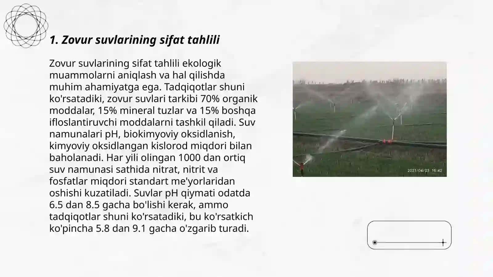 Zovur suvlarining suvni qayta ishlash usullari 3