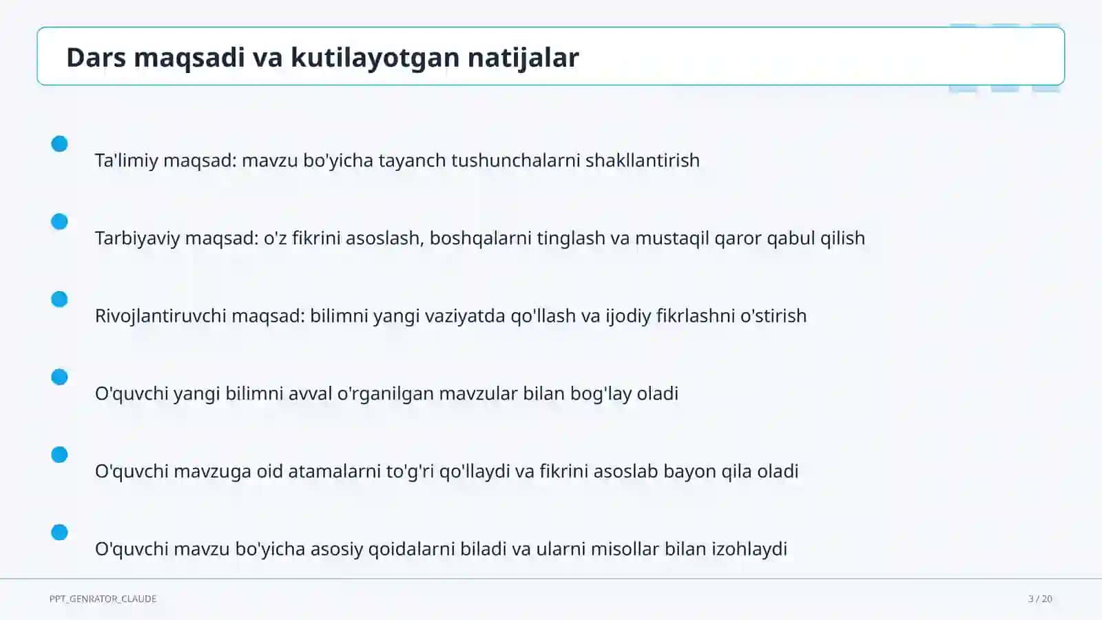 Haykaltaroshlik: loydan shakl yasash (4-sinf) 3