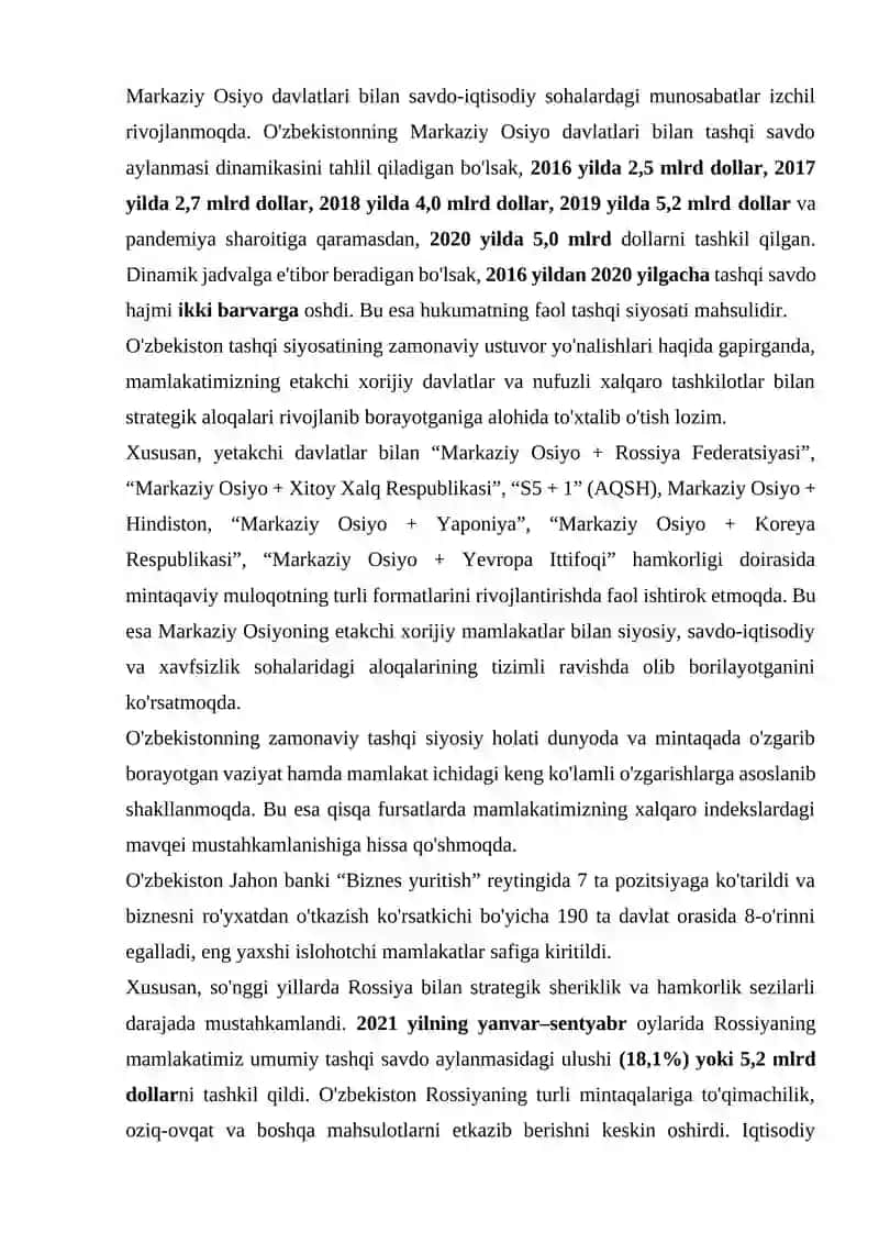 O'ZBEKISTON RESPUBLIKASI MILLIY SIYOSATINING ASOSIY TAMOYILLARI 3