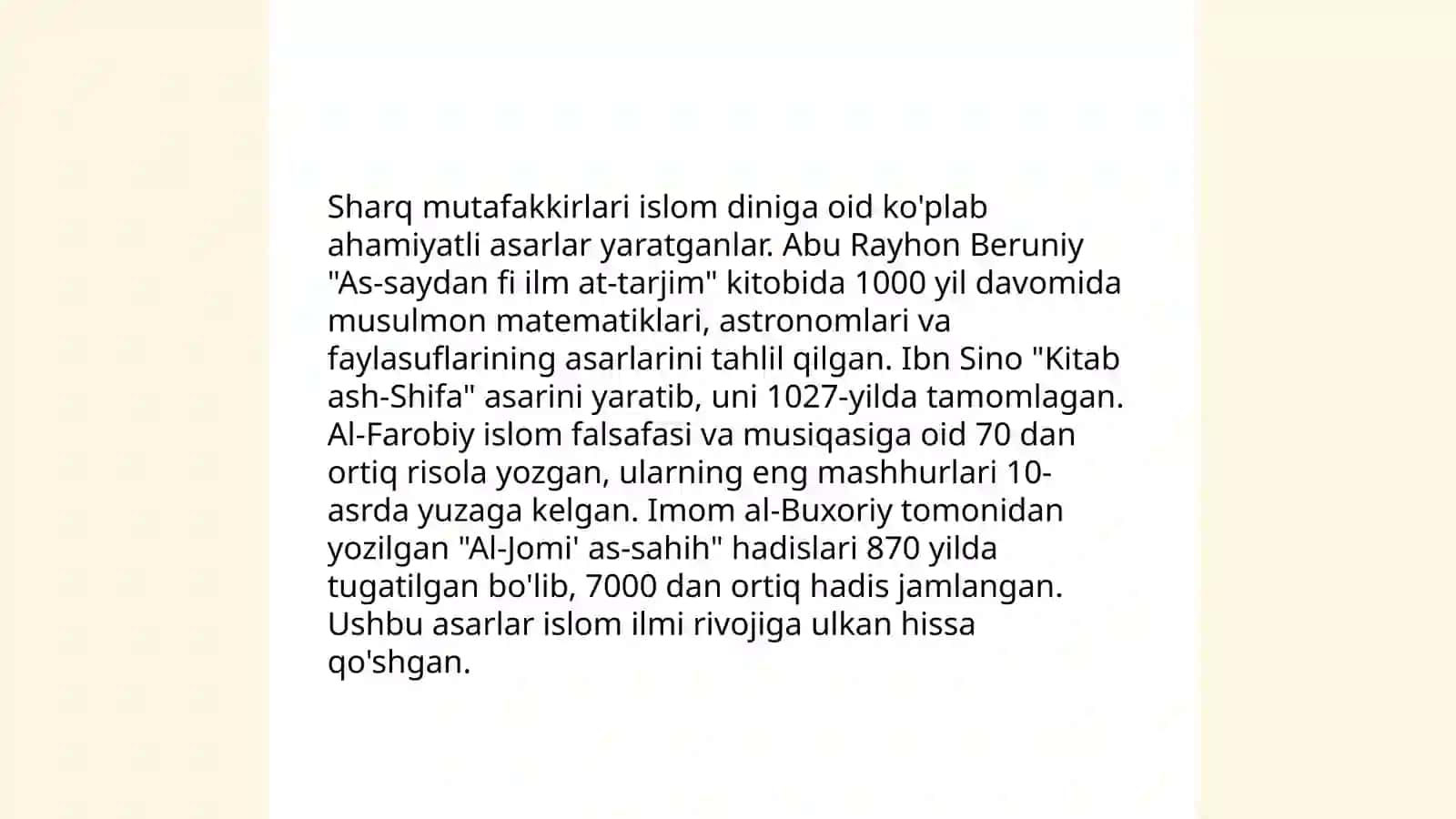 Sharq mutafakkirlaring islom dinining inson kamolotiga taʼsiri haqidagi gʻoyalar 3