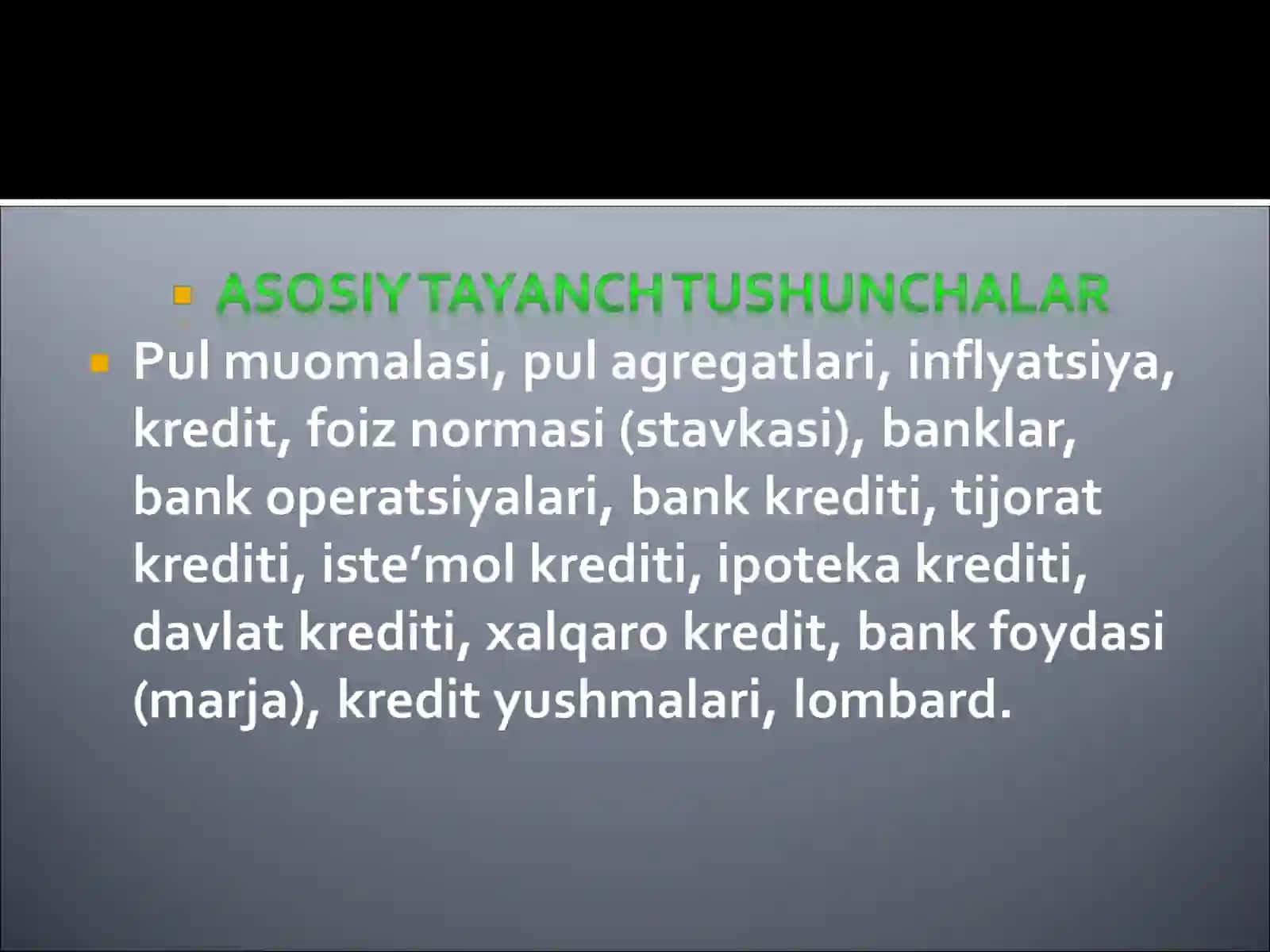 Pul muomalasi va uning amal qilish qonuniyatlari 3