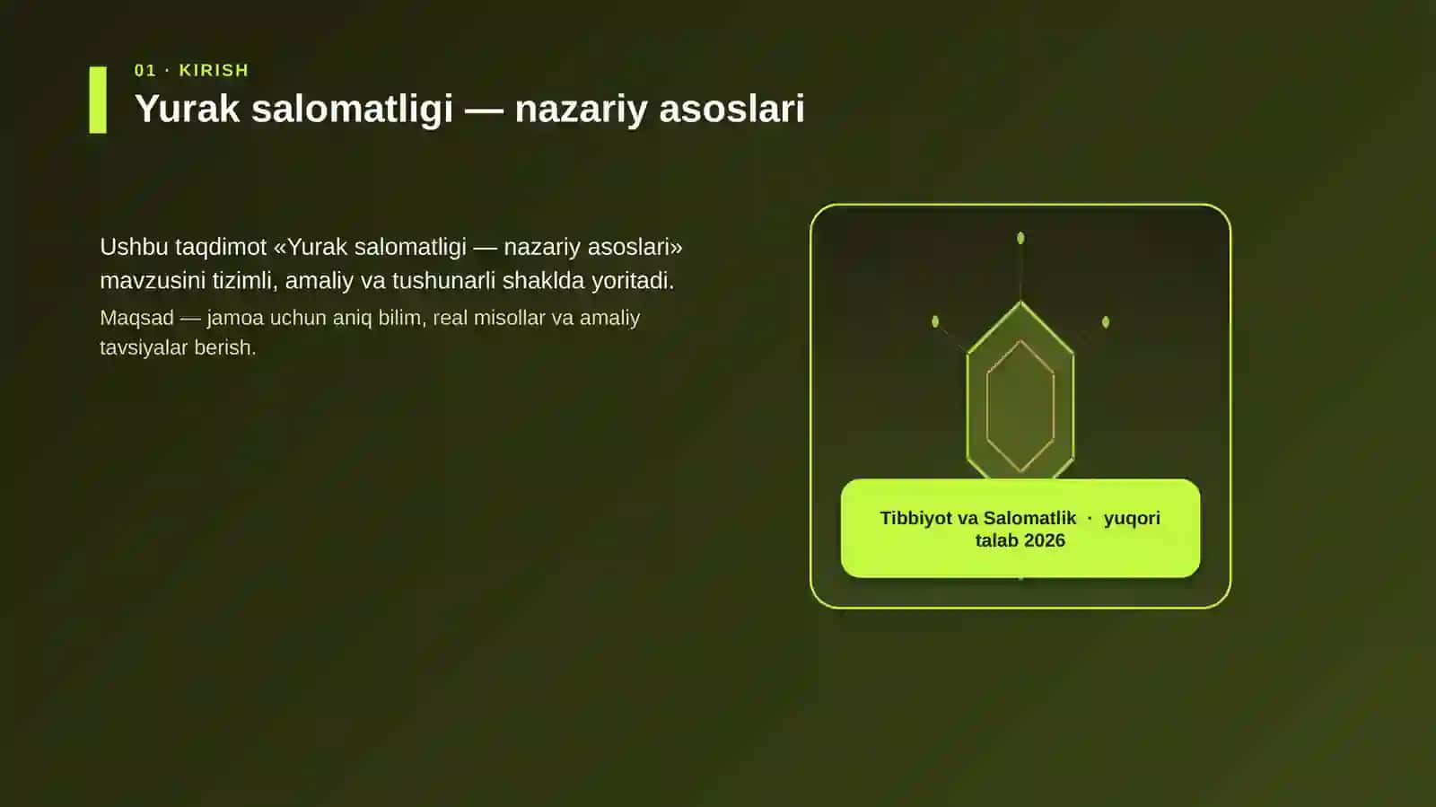 Yurak salomatligi - nazariy asoslari 3