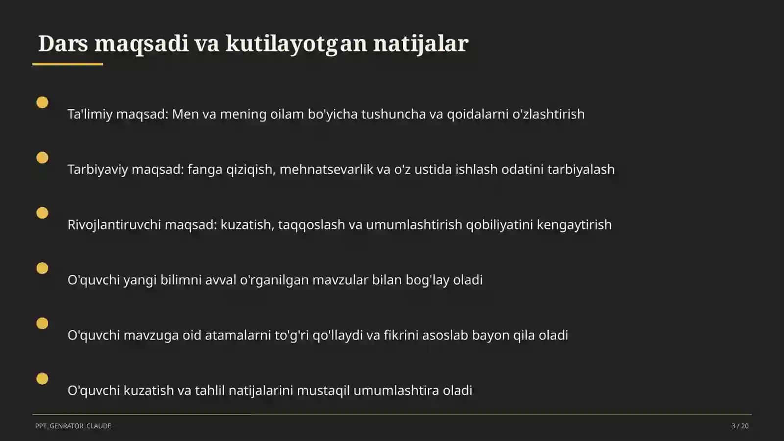 Men va mening oilam (1-sinf) 3