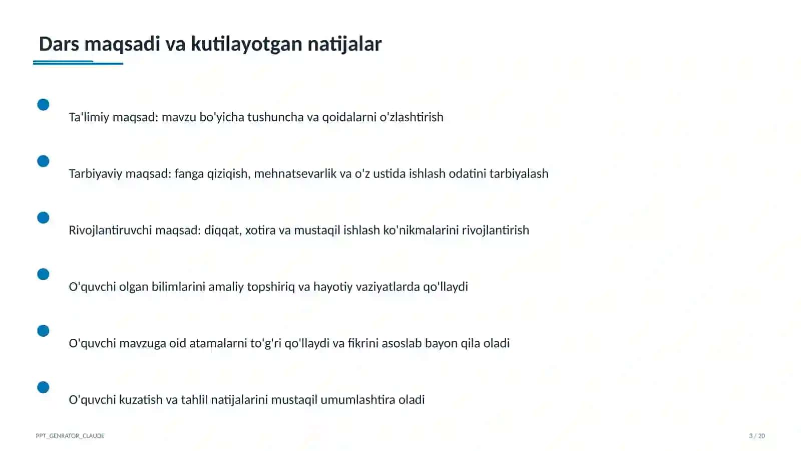Insho yozish metodikasi: esse va maqola (11-sinf) 3