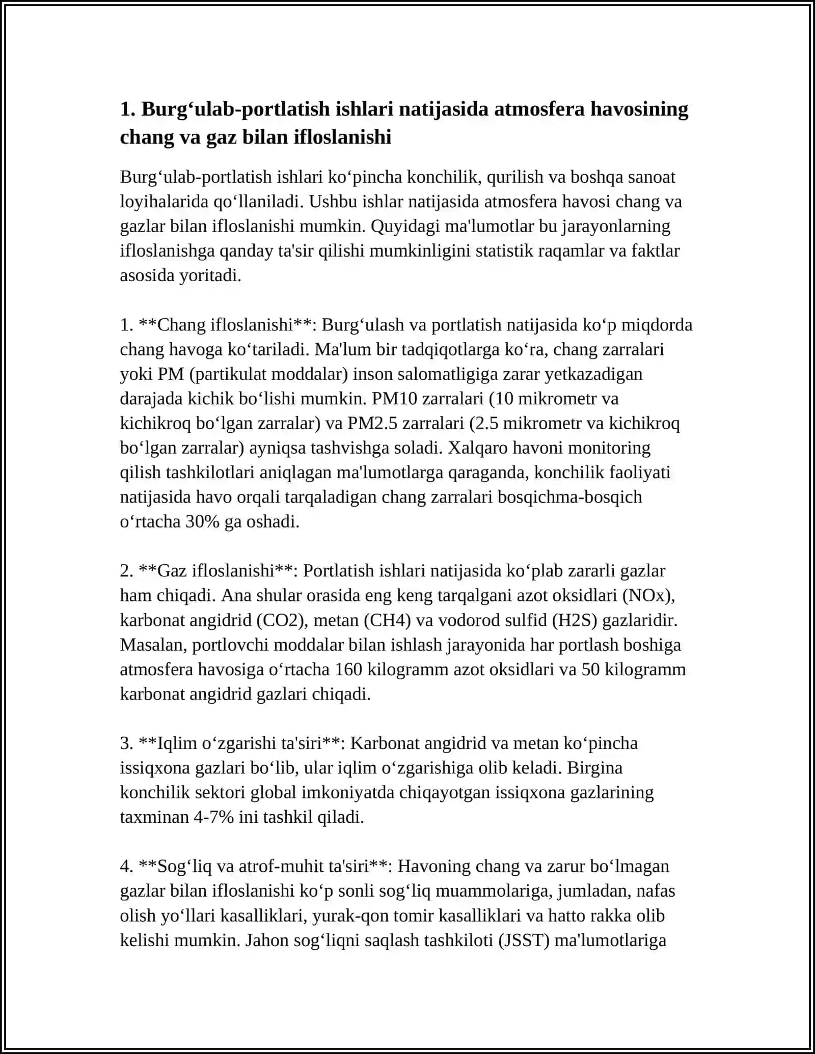 NORUDA FOYDALI QAZILMALARNI OCHIQ USULDA QAZIB OLISHDA BURG‘ULAB-PORTLATISH ISHLARINING ATROF-MUHITGA TA’SIRI 3