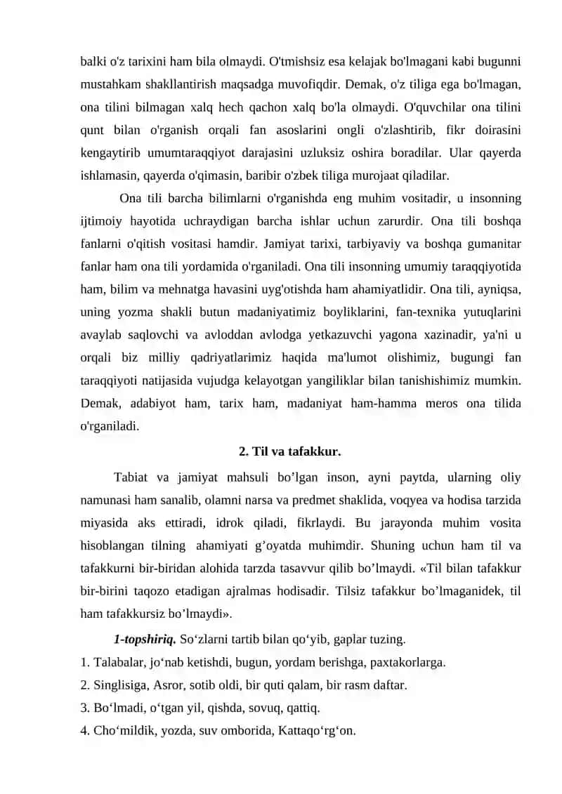 O’ZBEK TILINING SOHADA QO’LLANISHI 3