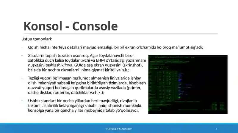 Console - Konsol 3