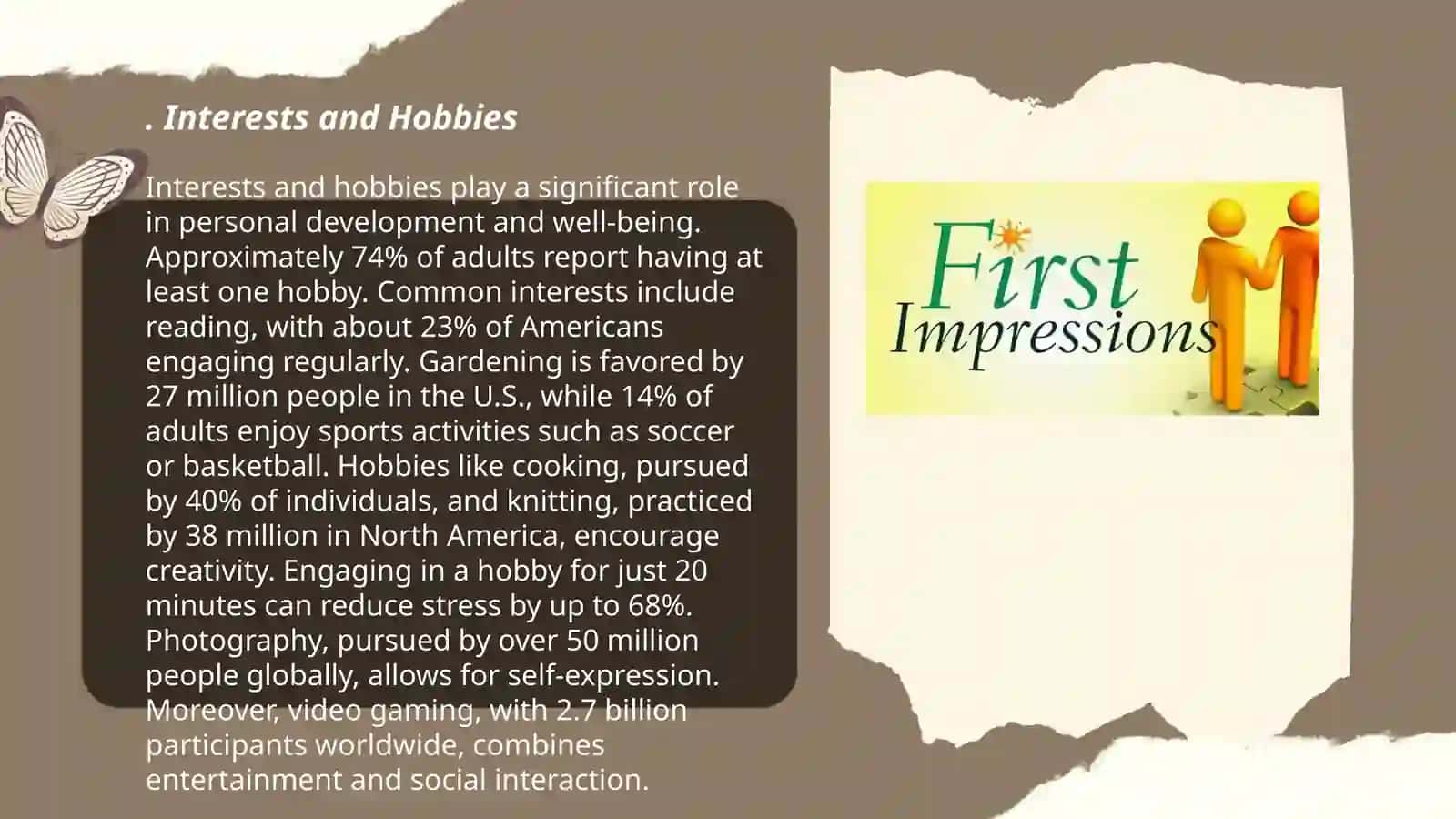 Interests and Hobbies 3