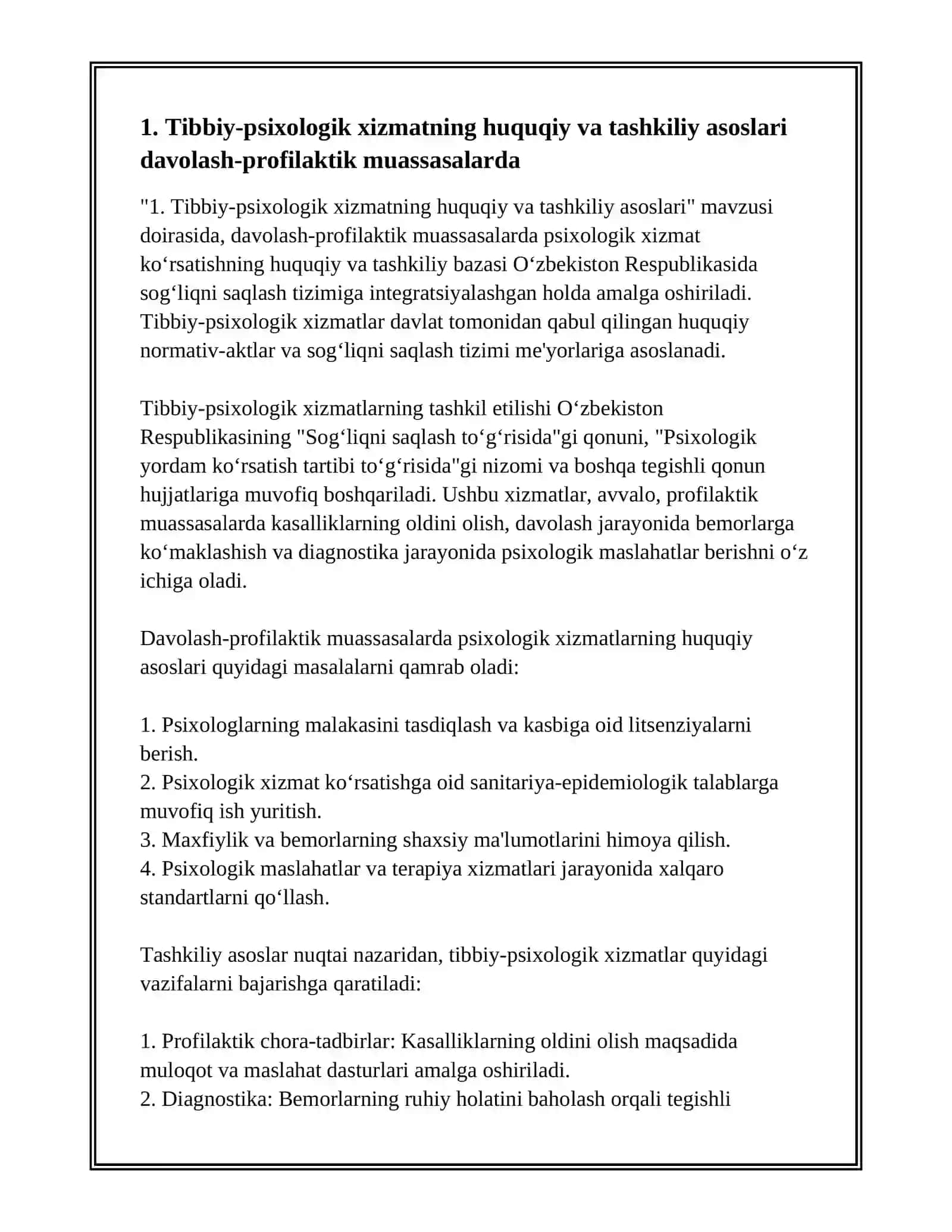 DAVOLASH-PROFILAKTIK MUASSASALARIDA TIBBIY PSIXOLOGIK XIZMAT 3
