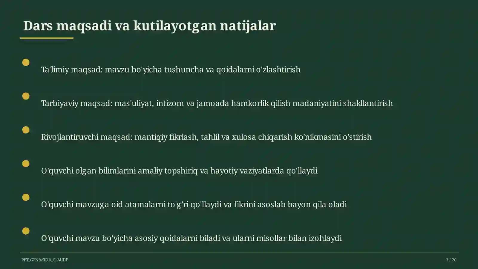Mexanik harakat: yo'l, tezlik, vaqt (6-sinf) 3