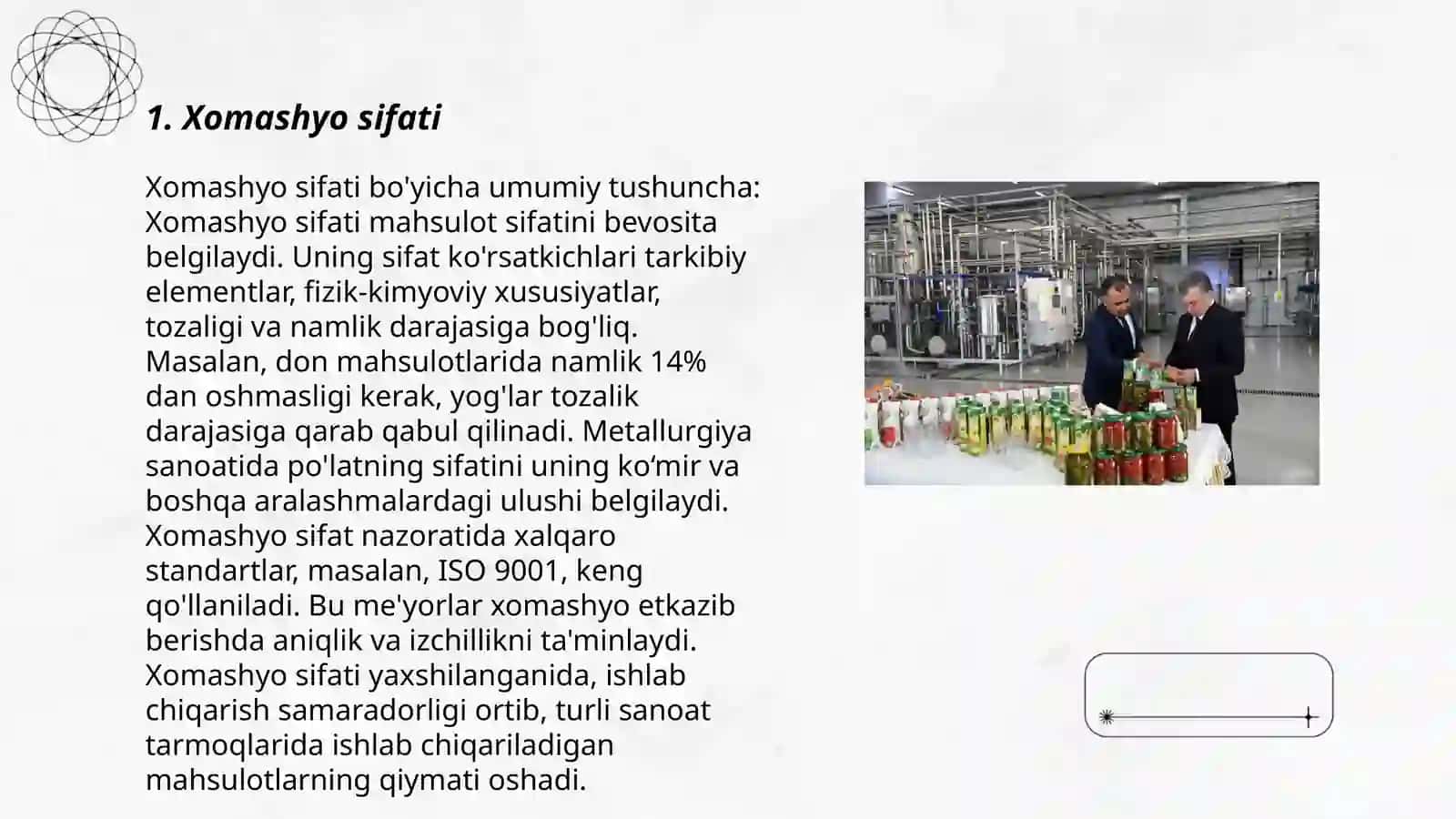 Xomashyo sifati 3