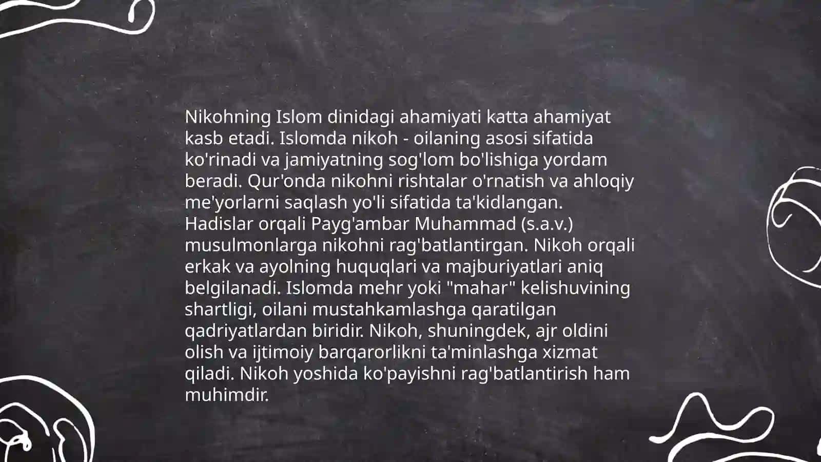 Islom huquqshinosligida oila nikoh taloq tushunchalarini tariflash 3