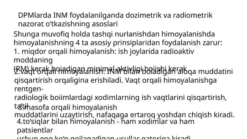 Sanitar dozimetrik nazorat 3