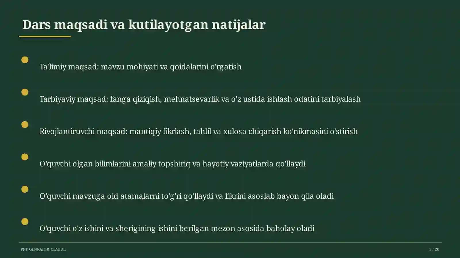 Mirzo Ulug'bek va uning rasadxonasi (5-sinf) 3