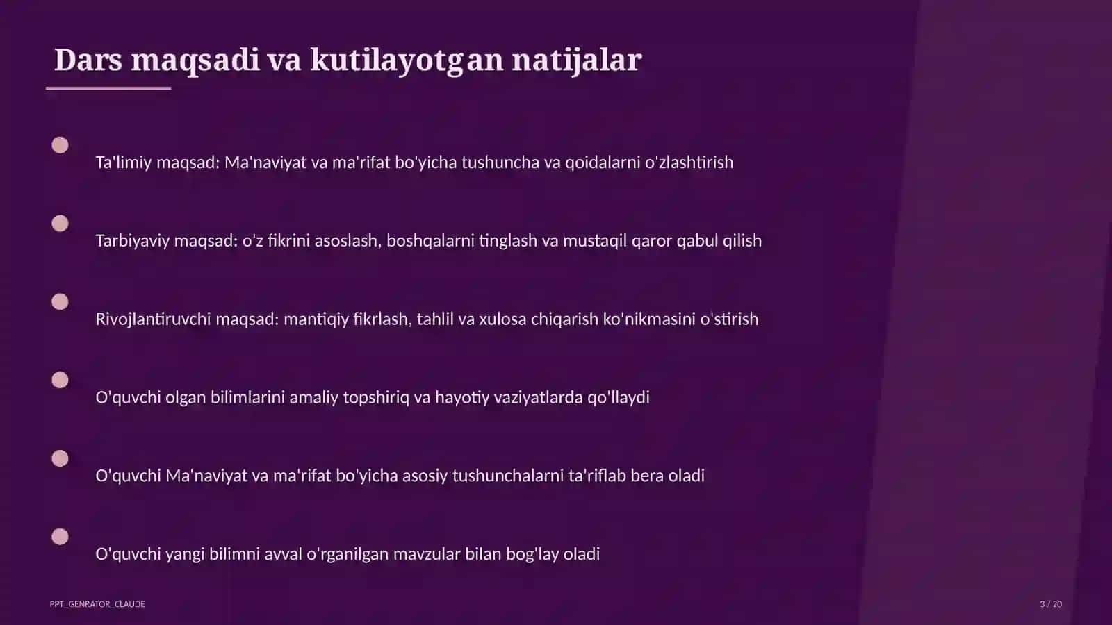 Ma'naviyat va ma'rifat (10-sinf) 3