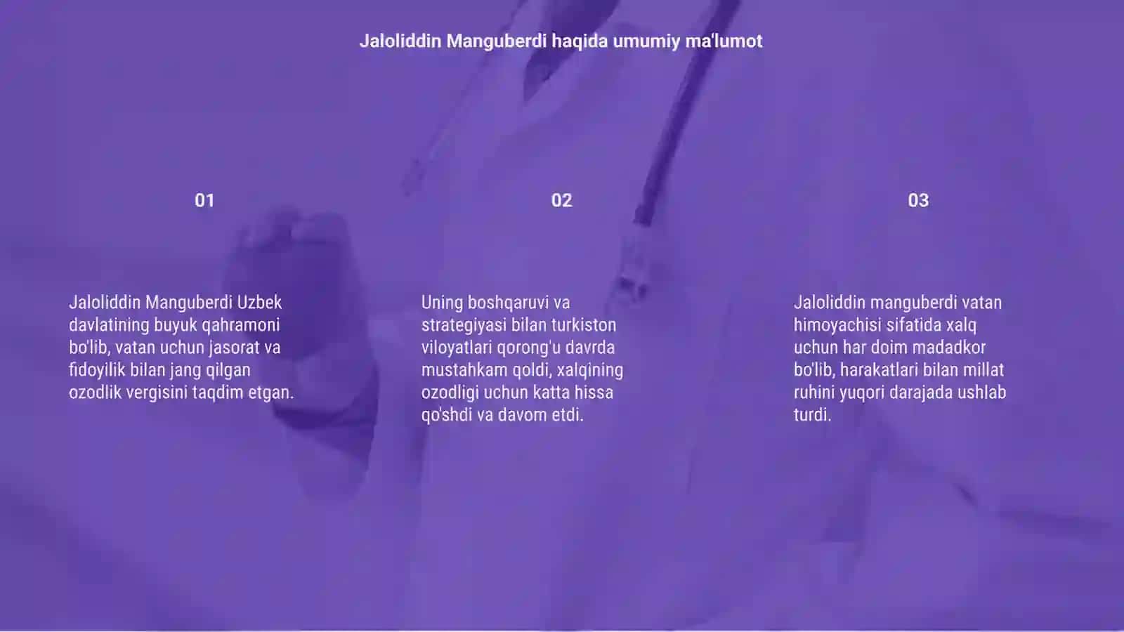 Jaloliddin Manguberdi -Vatan himoyachisi 3