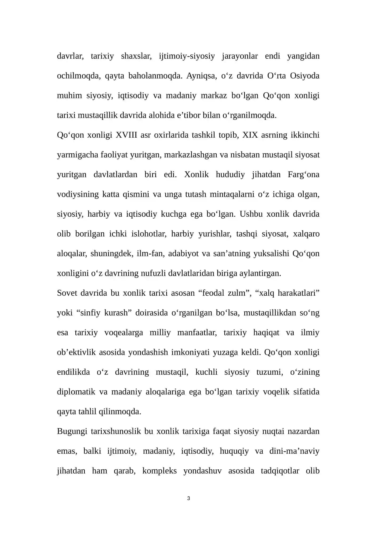 Qo‘qon xonligi tarixining o'rganilishi 3