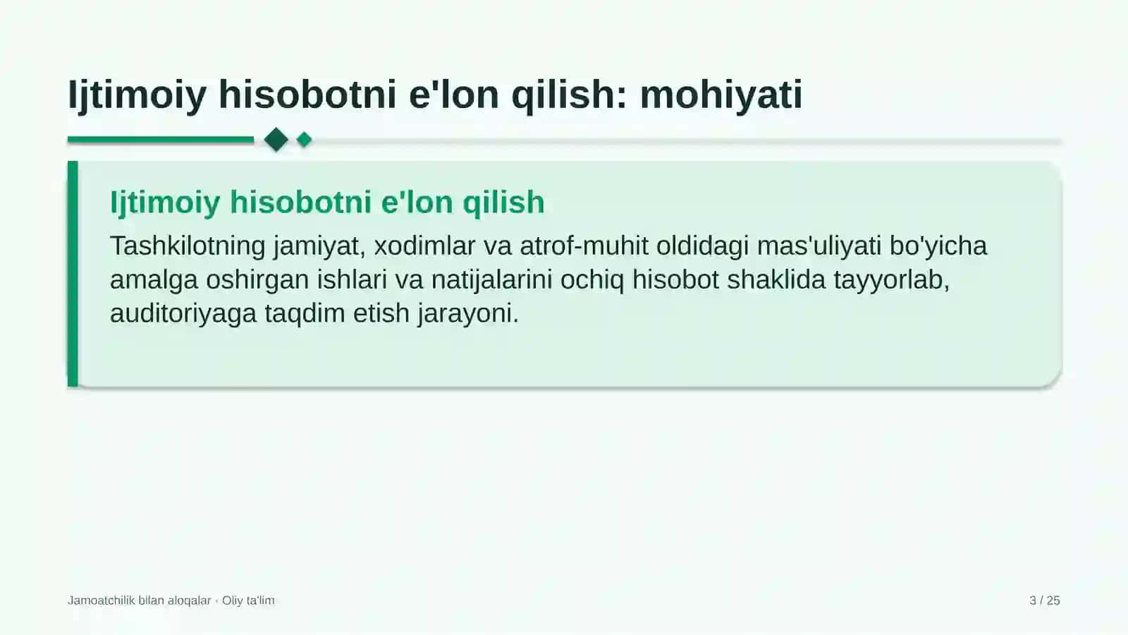 Aviachipta sotish agentliklarida ijtimoiy hisobotni e'lon qilish 3