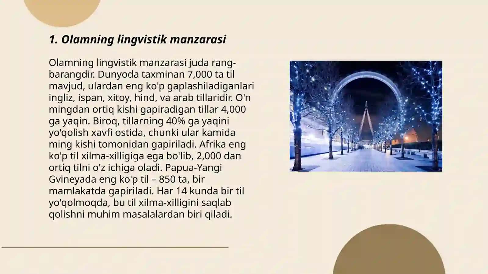 Olamning lingvistik manzarasi 3