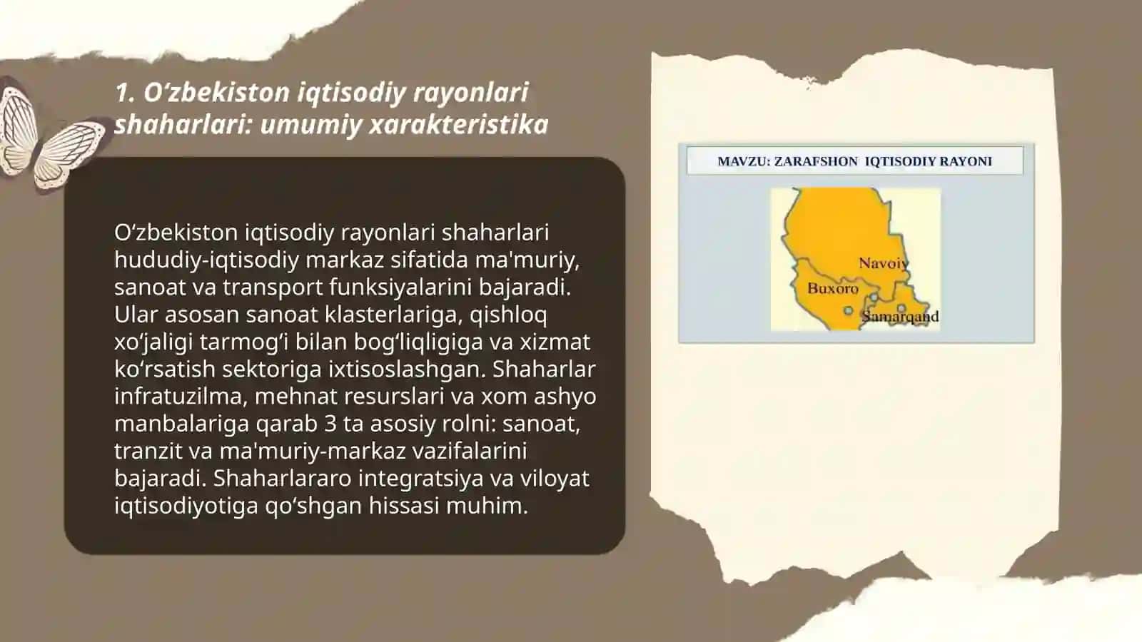 O'zbekiston iqtisodiy rayonlari shaharlari 3