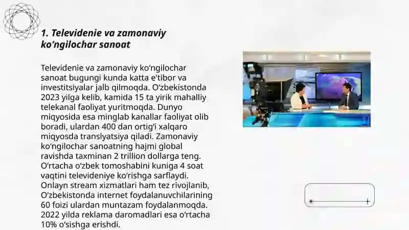 Televidenie va zamonaviy koʻngilochar sanoat 3