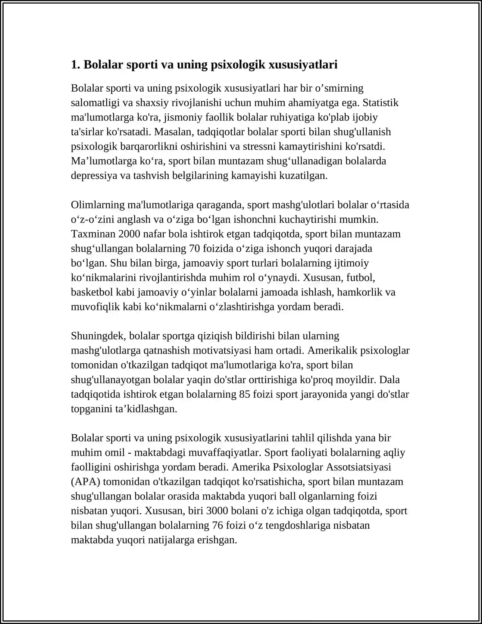 SPORT BILAN SHUG'ULLANISHDA YOSH DAVRLAR PSIXOLOGIYASINING RIVOJLANISH BOSQICHLARI 3