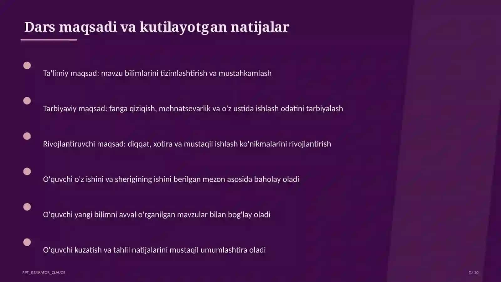 Hayvonlarning turlari: sutemizuvchilar, qushlar, baliqlar (3-sinf) 3