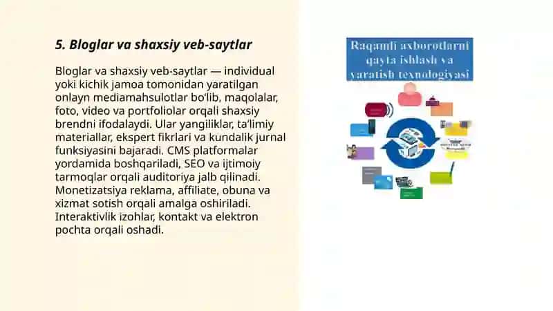 Axborotni qayta ishlash texnologiyalari 3