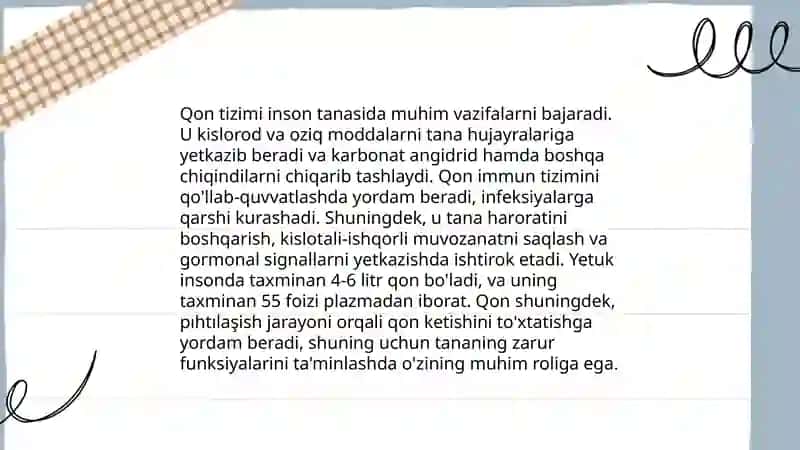 Qon tizimi 3