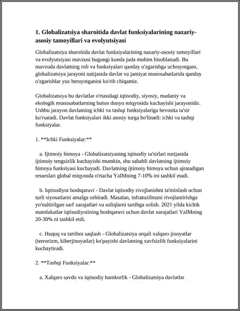 Globalizatsiya sharoitida davlat funksiyalarining nazariy-asosiy tamoyillari va evolyutsiyasi 3
