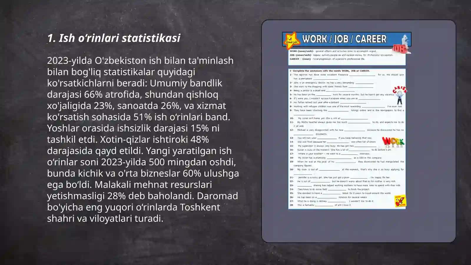 Ish o‘rinlari statistikasi 3
