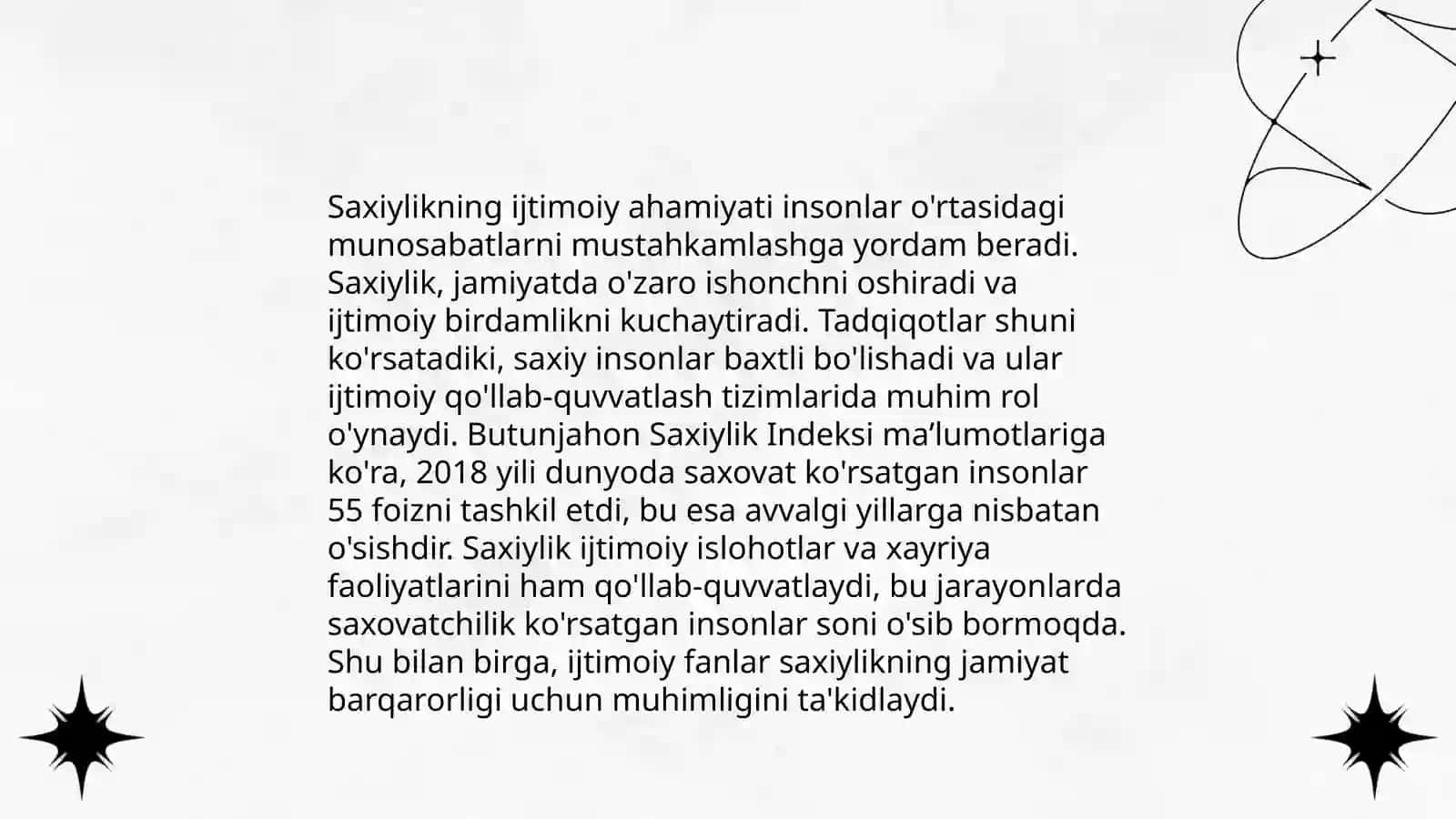 Saxiylik va ijtimoiy rivojlanish 3