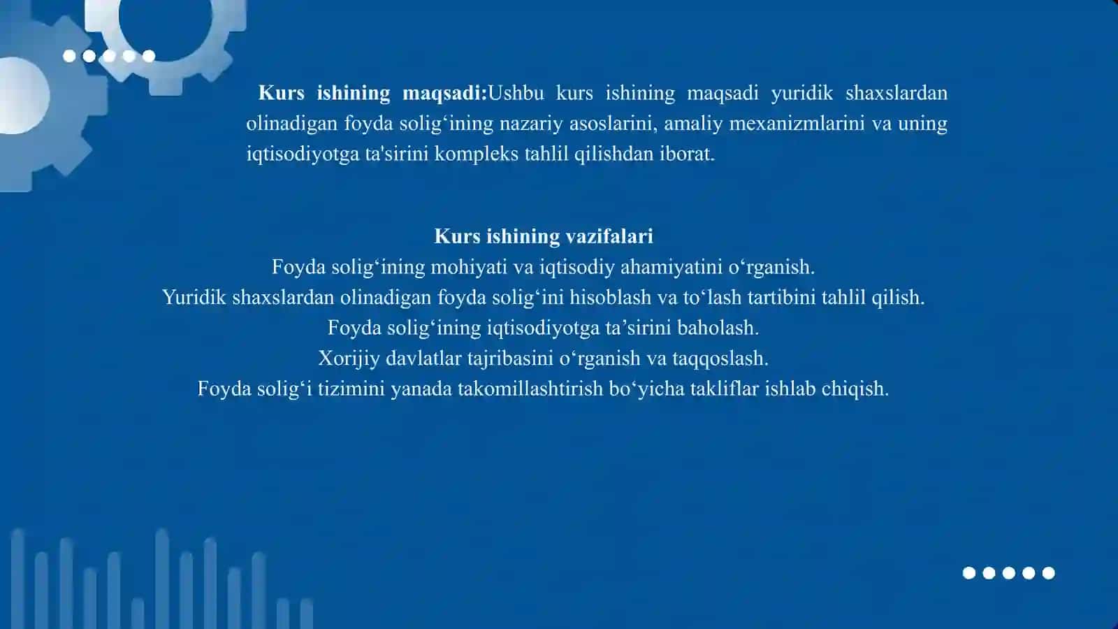 Yuridik shaxslardan olinadigan foyda solig'I 3