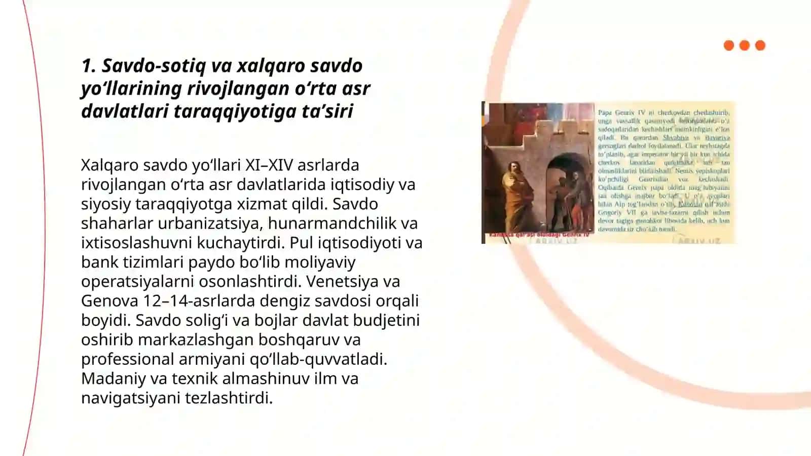 Rivojlangan õrta asrlar davlatlari taraqqiyoti va tanazzuli sabablari 3