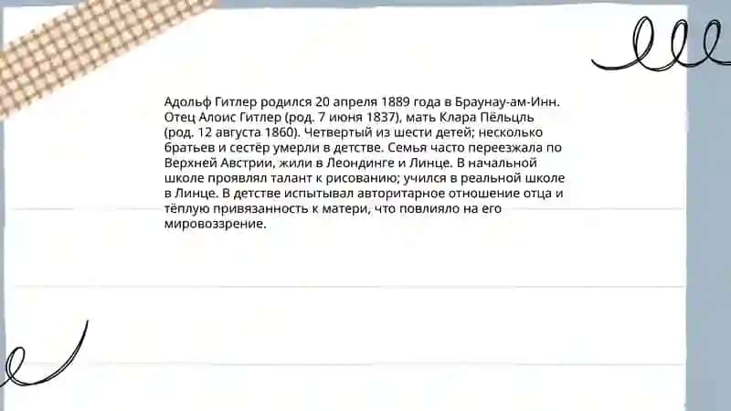 История Адольфа Гитлера 3