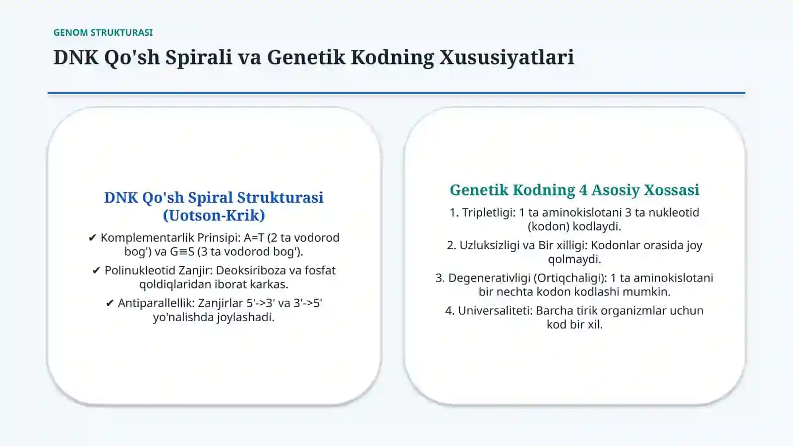 Molekulyar genetika asoslari va irsiy kasalliklar — 15 slayd 3