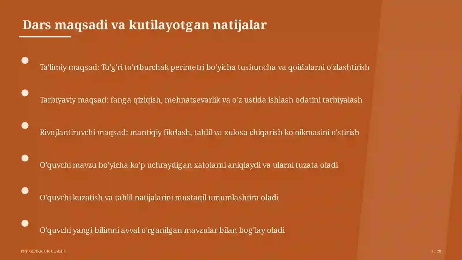 To'g'ri to'rtburchak perimetri (2-sinf) 3