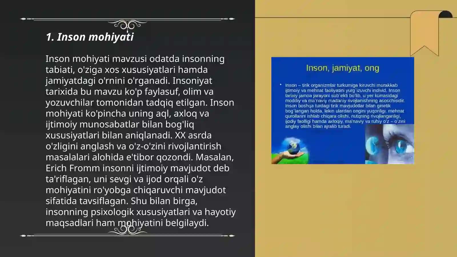 Inson Falsafasi 3
