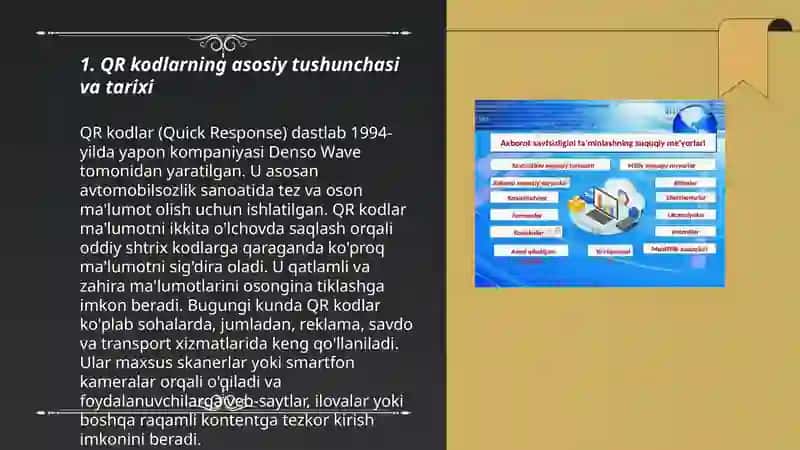 QR kodlardan foydalanish imkoniyatlari va afzalliklari 3