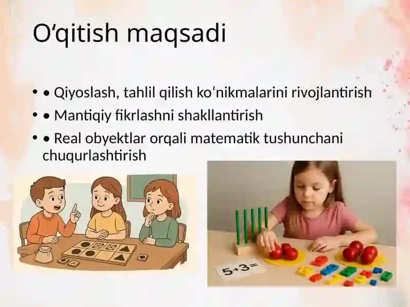 Geometrik jismlar va raqamlar bilan harakat qilish, Matematik haqiqatni rivoyatlash 3