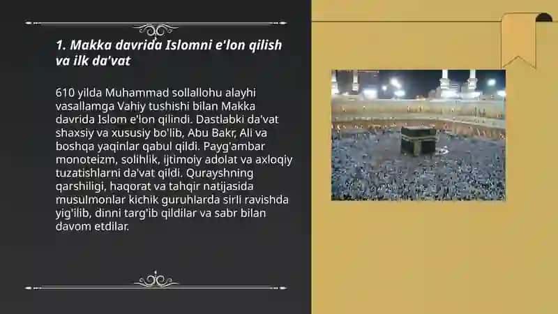 Makka va Madina davri 3