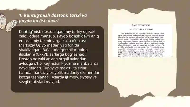 Kuntug’mish dostoni 3