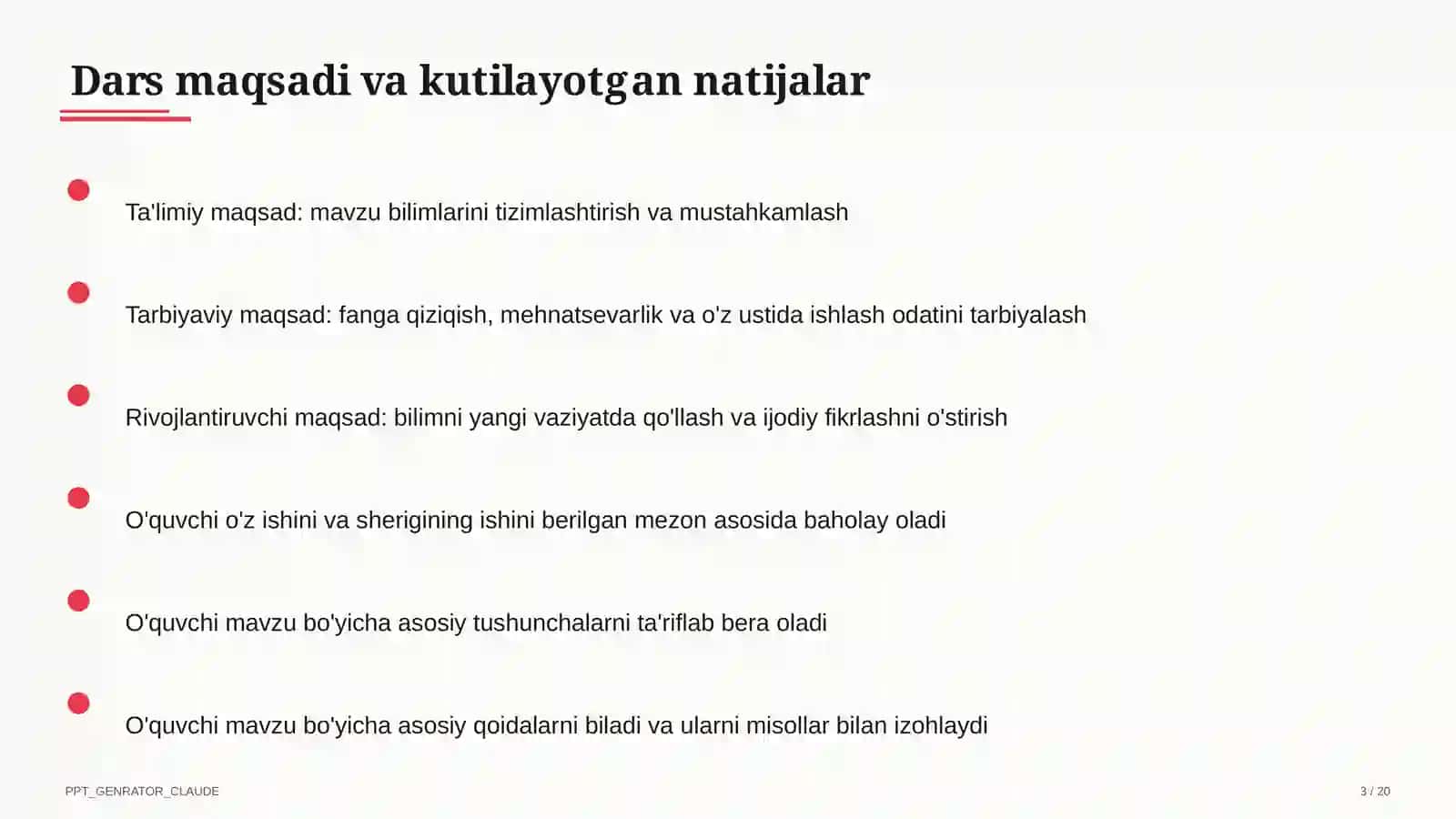 Taqdimotlar va dastur namoyish 3