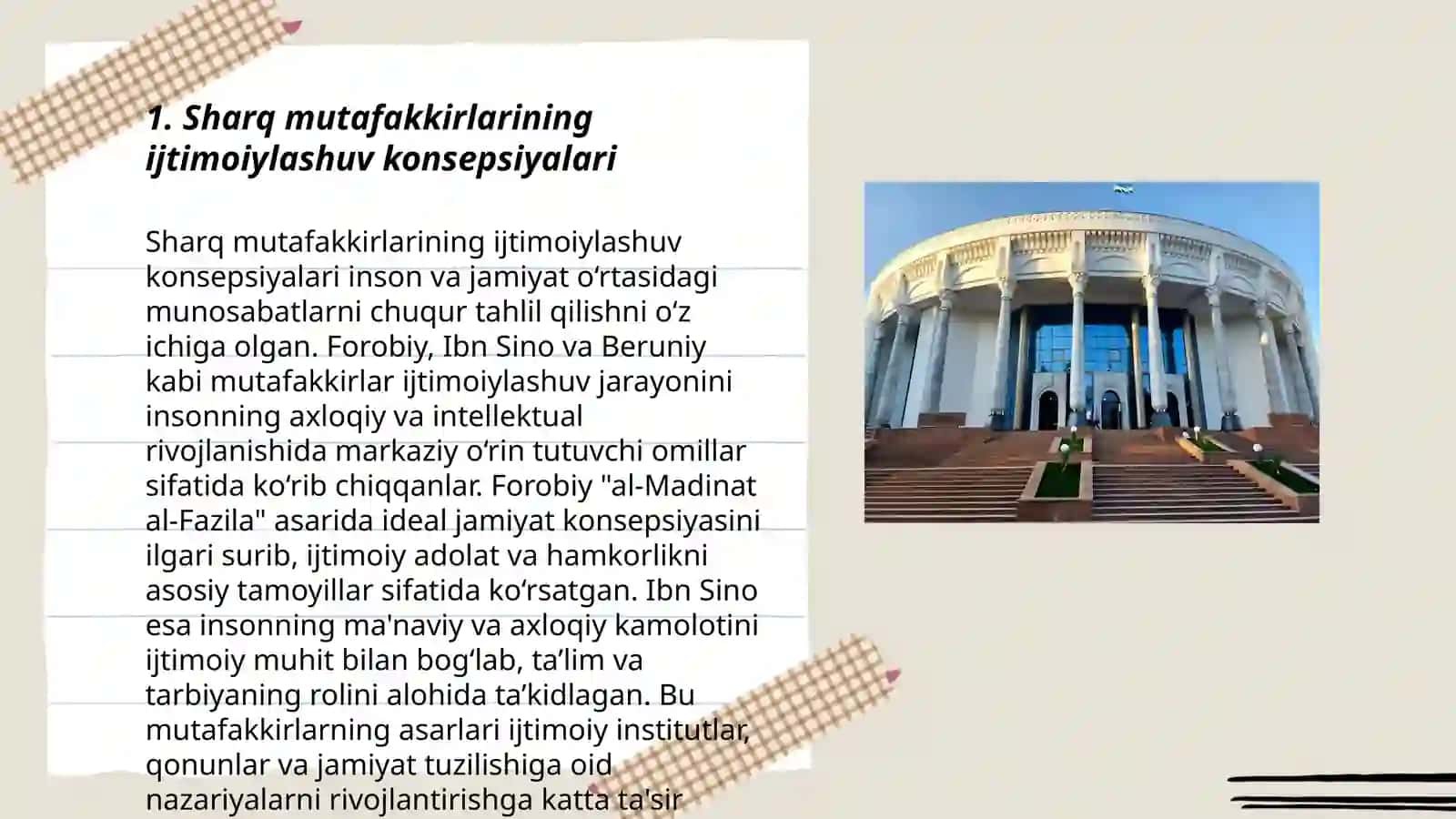 SHARQ MUTAFAKKIRLARI ASARIDA SHAXS IJTIMOIYLASHUV MASALALARINI YARATILISHI 3