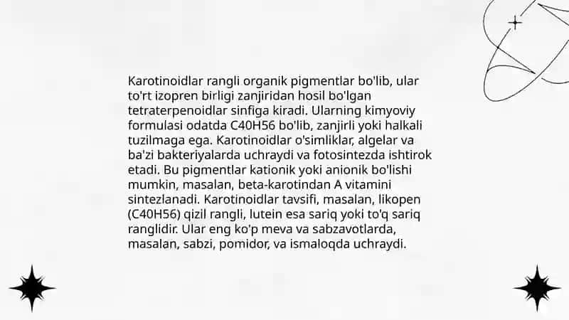 Karatinoidlar 3