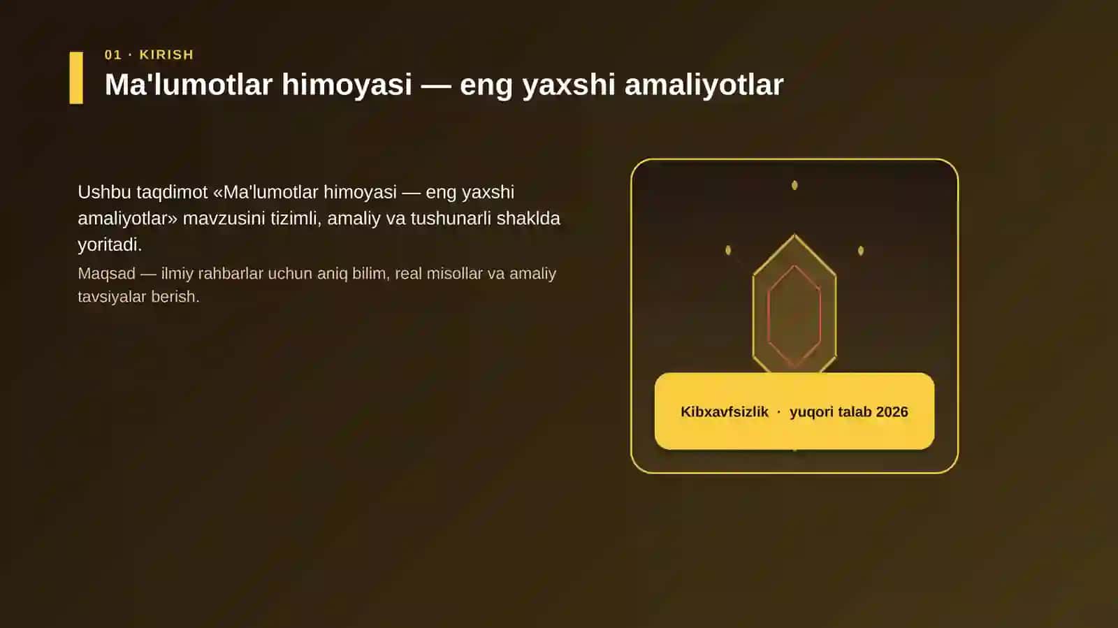 Ma'lumotlar himoyasi — eng yaxshi amaliyotlar 3