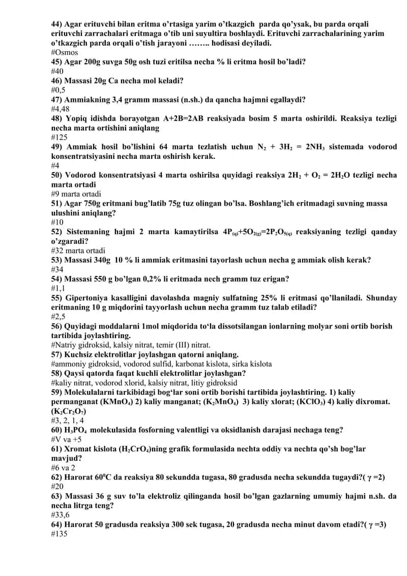 Kimyoviy hodisalar 3