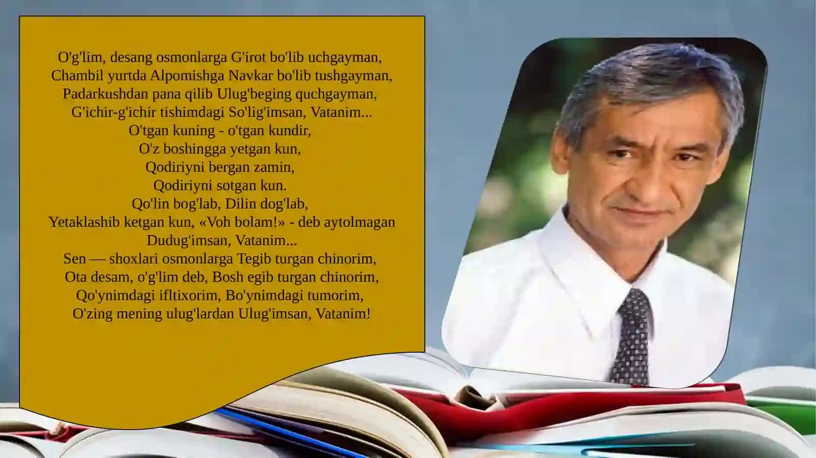 8-sinf Adabiyot fanidan Muhammad Yusuf she'rlari dars ishlanma 3